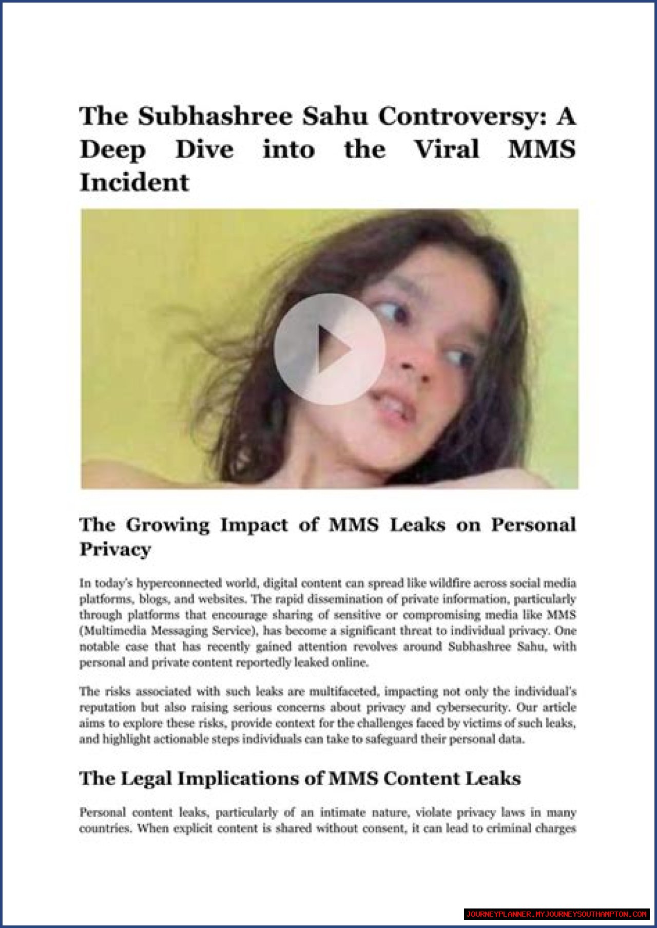 Subha Sree Sahu Viral MMS: Unraveling The Controversy And Its Impact